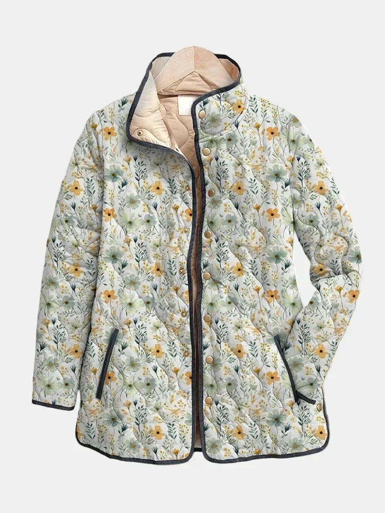 Chamarra estampado floral Nola