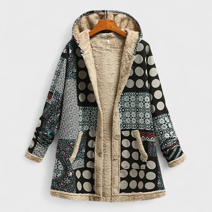 Parka vintage Alisha – Negro gris