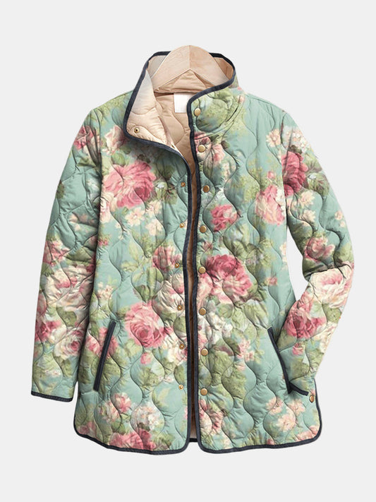 Chamarra floral retro Carys