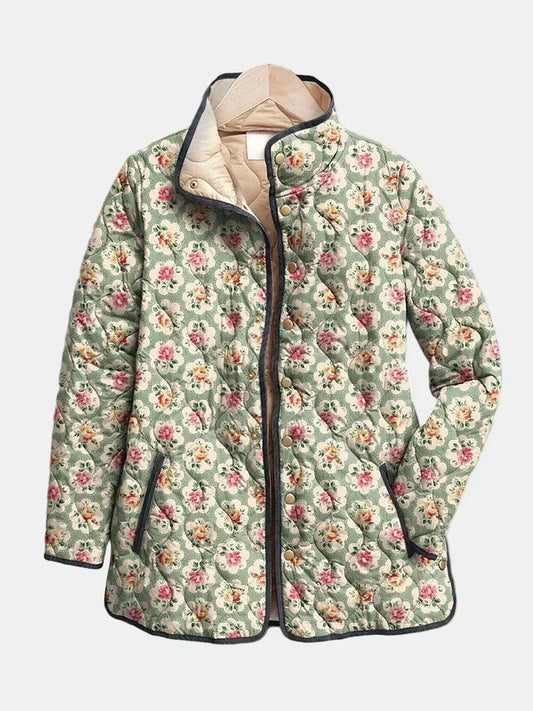 Chamarra floral artística Aveline