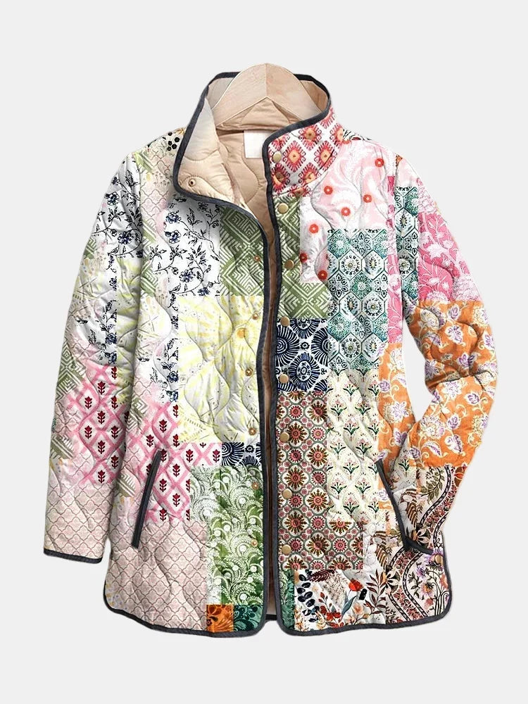 Chamarra floral casual Suri